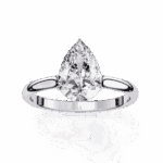 1.75 Carat Pear Cut Solitaire Promise Wedding Ring - Image 3