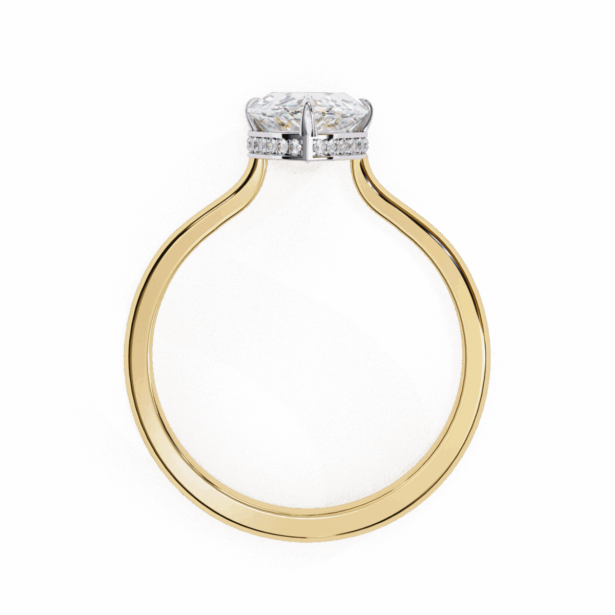 1.75 Carat Pear Cut Solitaire Promise Wedding Ring  Image 6