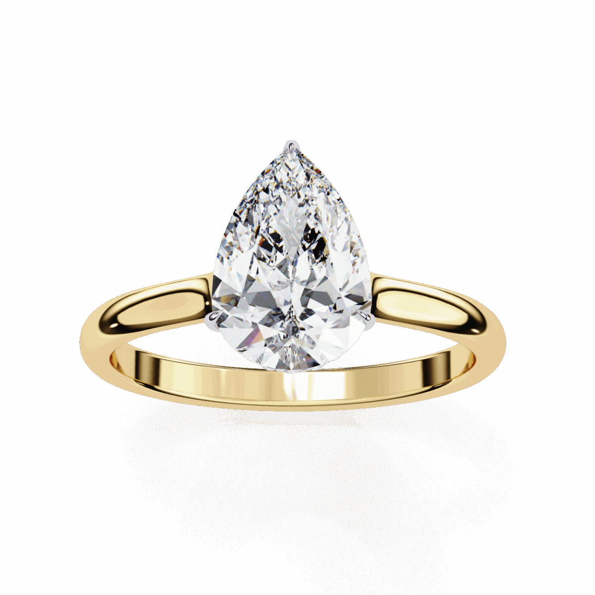 1.75 Carat Pear Cut Solitaire Promise Wedding Ring  Image 7