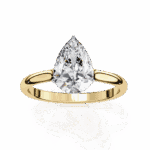 1.75 Carat Pear Cut Solitaire Promise Wedding Ring - Image 7