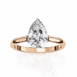 1.75 Carat Pear Cut Solitaire Promise Wedding Ring - Image 10