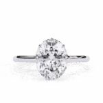 2 Carat Oval Cut Solitaire Promise Wedding Ring