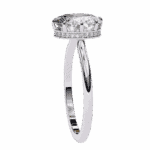 2 Carat Oval Cut Solitaire Promise Wedding Ring - Image 2