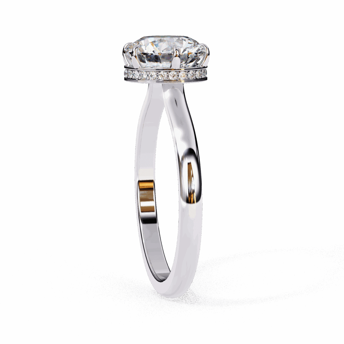 2.25 Carat Round Cut Solitaire Promise Wedding Ring  Image 2