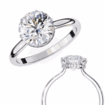 2.25 Carat Round Cut Solitaire Promise Wedding Ring - Image 5