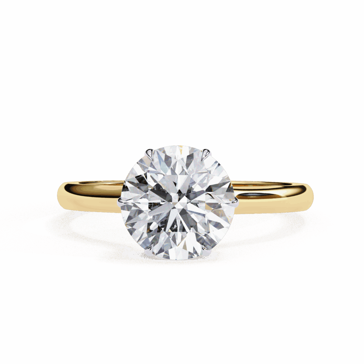 2.25 Carat Round Cut Solitaire Promise Wedding Ring  Image 6
