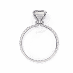 3.25 Carat Radiant Cut Modern Classic Solitaire Ring - Image 3