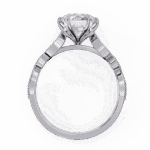 2.25 Carat Round Cut The One Lab Diamond Solitaire Ring - Image 3