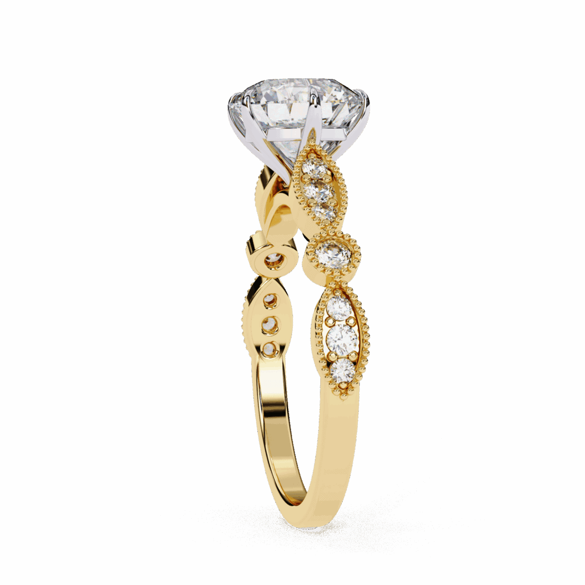 2.25 Carat Round Cut The One Lab Diamond Solitaire Ring  Image 6