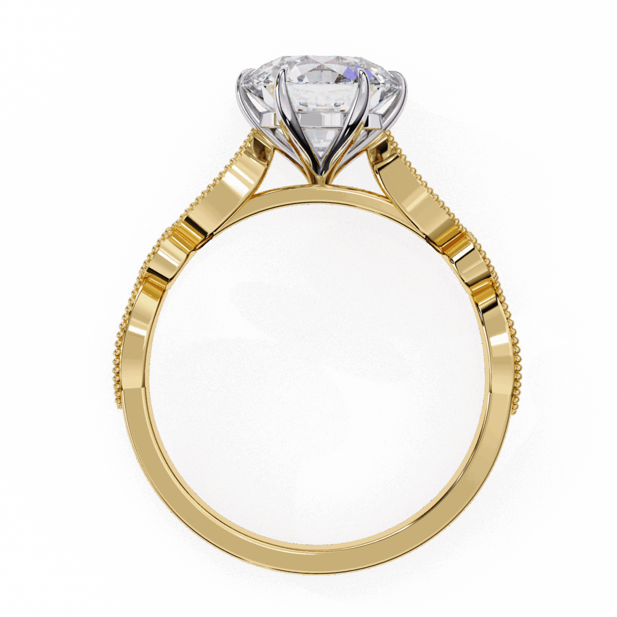 2.25 Carat Round Cut The One Lab Diamond Solitaire Ring  Image 7
