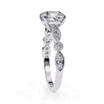 3 Carat Cushion Cut The One Lab Diamond Solitaire Ring - Image 2