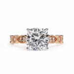 3 Carat Cushion Cut The One Lab Diamond Solitaire Ring - Image 9