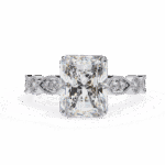 3.25 Carat Radiant Cut The One Lab Diamond Solitaire Ring