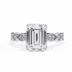 2.75 Carat Emerald Cut The One Lab Diamond Solitaire Ring