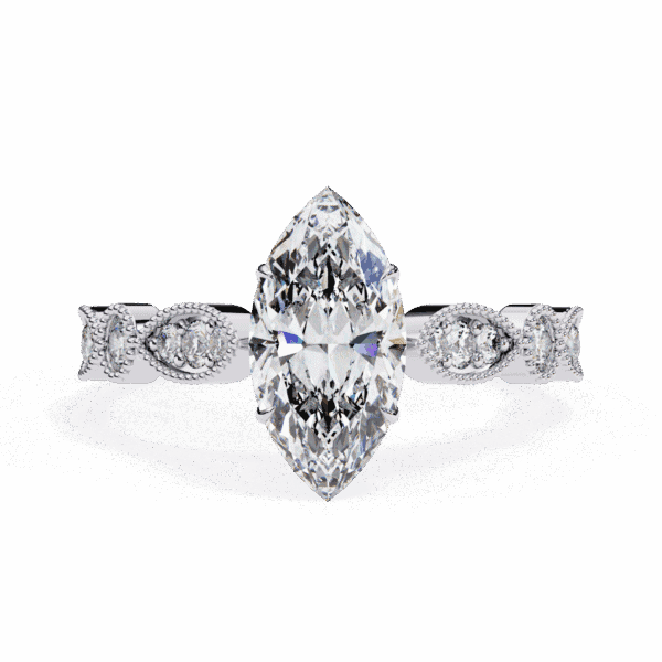 1 Carat Marquise Cut The One Lab Diamond Solitaire Ring