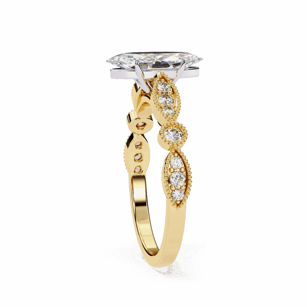 1 Carat Marquise Cut The One Lab Diamond Solitaire Ring  Image 6