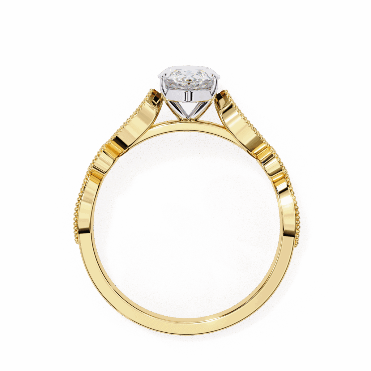 1 Carat Marquise Cut The One Lab Diamond Solitaire Ring  Image 7