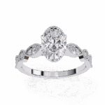 1.5 Carat Oval Cut The One Lab Diamond Solitaire Ring - Image 4