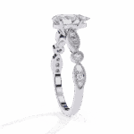 1.25 Carat Pear Cut The One Lab Diamond Solitaire Ring - Image 2