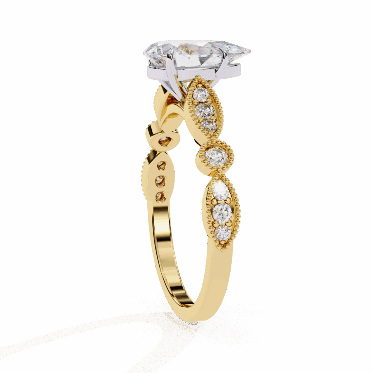 1.25 Carat Pear Cut The One Lab Diamond Solitaire Ring  Image 6