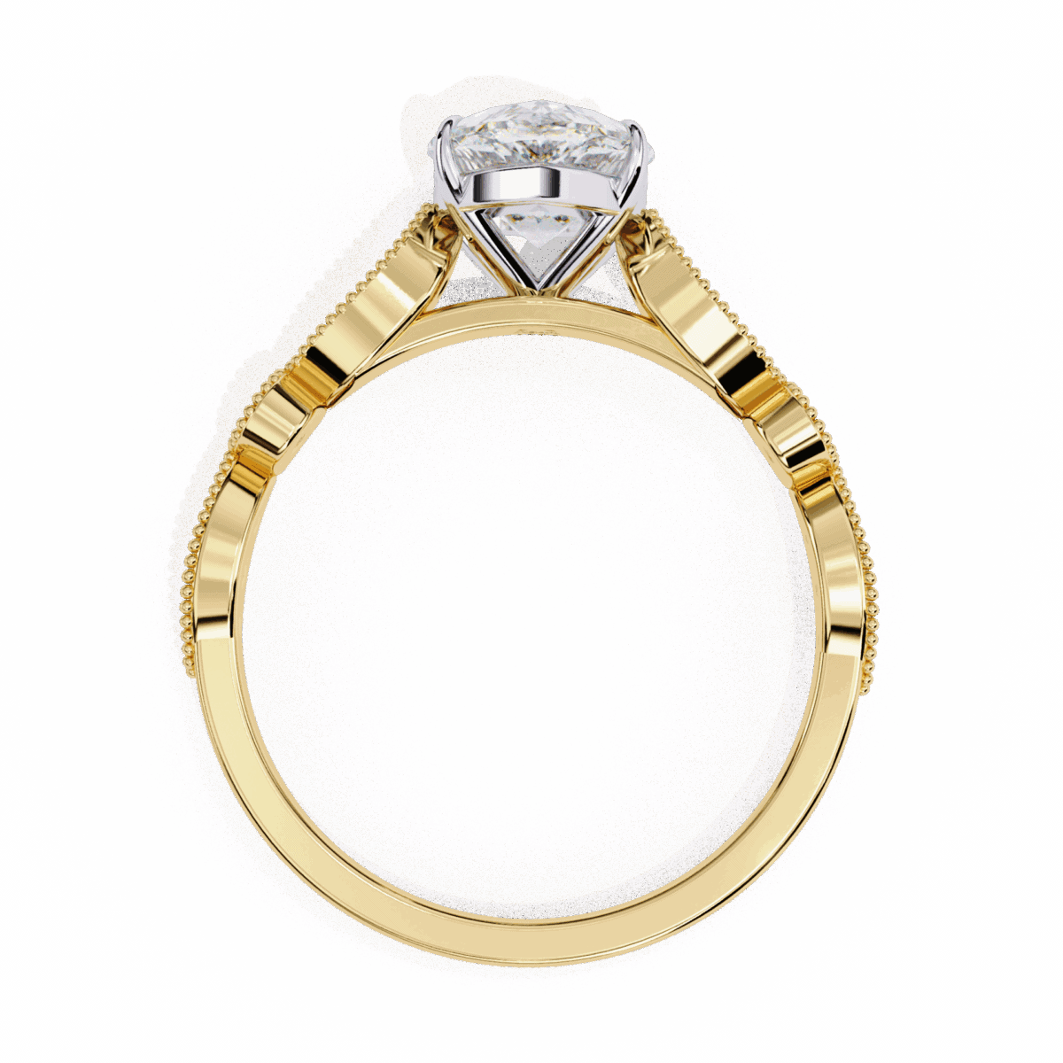 1.25 Carat Pear Cut The One Lab Diamond Solitaire Ring  Image 7