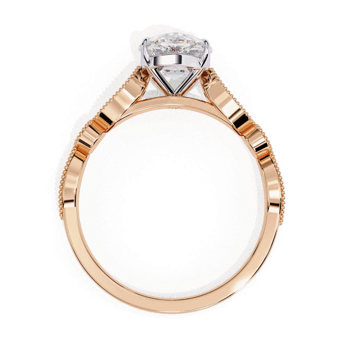 1.25 Carat Pear Cut The One Lab Diamond Solitaire Ring  Image 11
