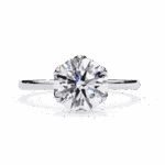 2 Carat Round Cut Eternal Solitaire Band