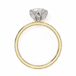 2 Carat Round Cut Eternal Solitaire Band - Image 7