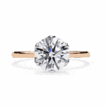 2 Carat Round Cut Eternal Solitaire Band - Image 9