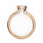 1 Carat Round Cut Solitaire in Hidden Halo - Image 11