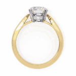 2 Carat Round Cut Heritage Solitaire Band - Image 7