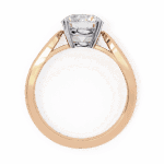 2 Carat Round Cut Heritage Solitaire Band - Image 11
