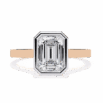 1.25 Carat Emerald Cut Minimalist Solitaire Engagement Ring - Image 9