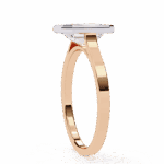 1.25 Carat Emerald Cut Minimalist Solitaire Engagement Ring - Image 10