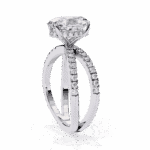 1.5 Carat Oval Cut Eternal Spark Solitaire Ring - Image 2