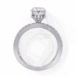 1.5 Carat Oval Cut Eternal Spark Solitaire Ring - Image 3