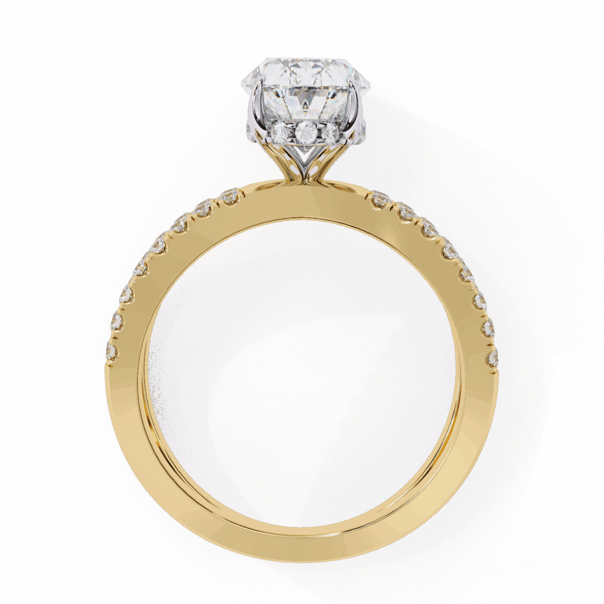 1.5 Carat Oval Cut Eternal Spark Solitaire Ring  Image 7