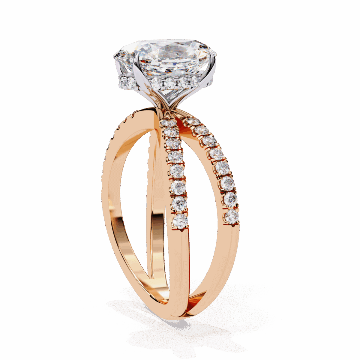 1.5 Carat Oval Cut Eternal Spark Solitaire Ring  Image 10