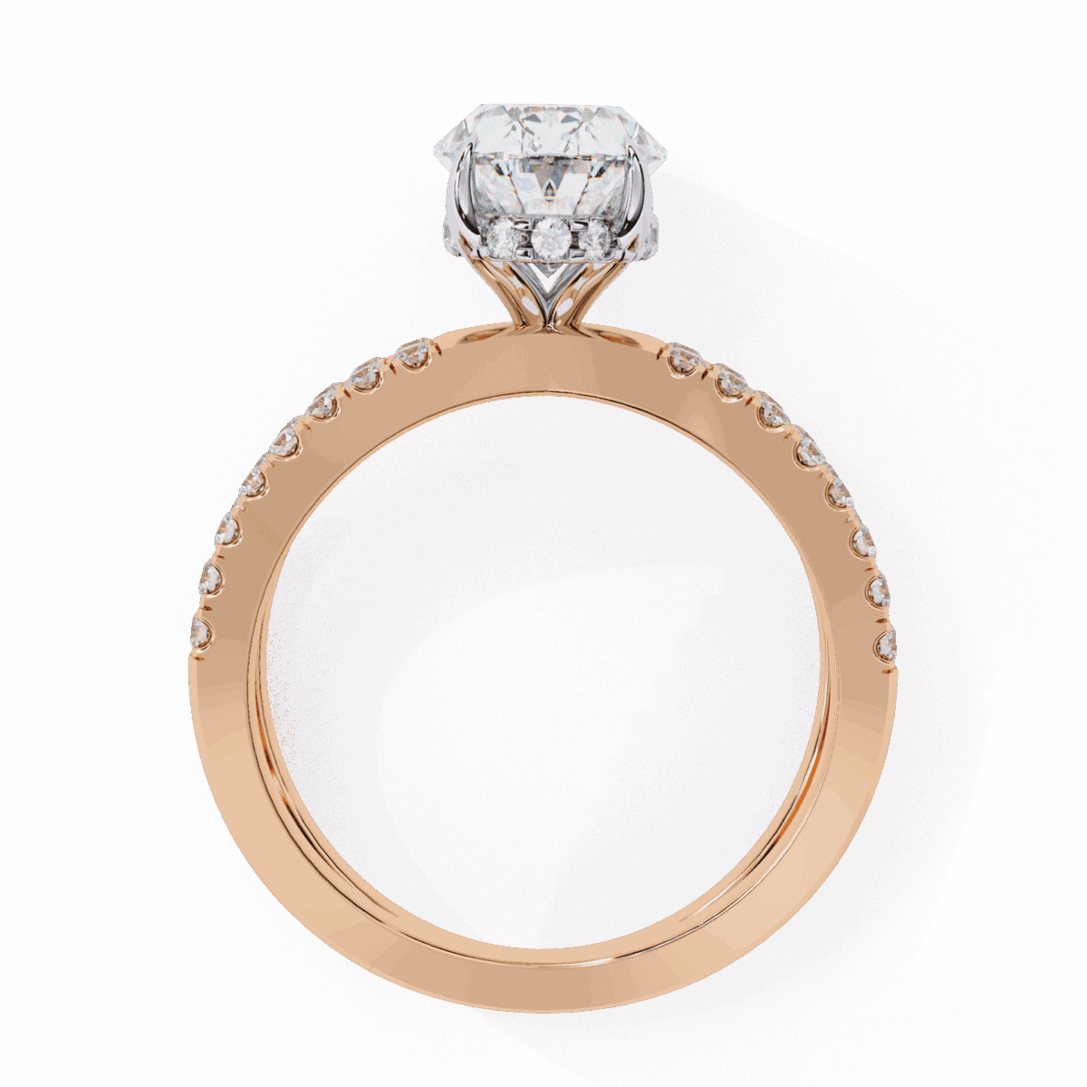 1.5 Carat Oval Cut Eternal Spark Solitaire Ring  Image 11