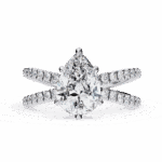 2.25 Carat Pear Cut Eternal Spark Solitaire Ring