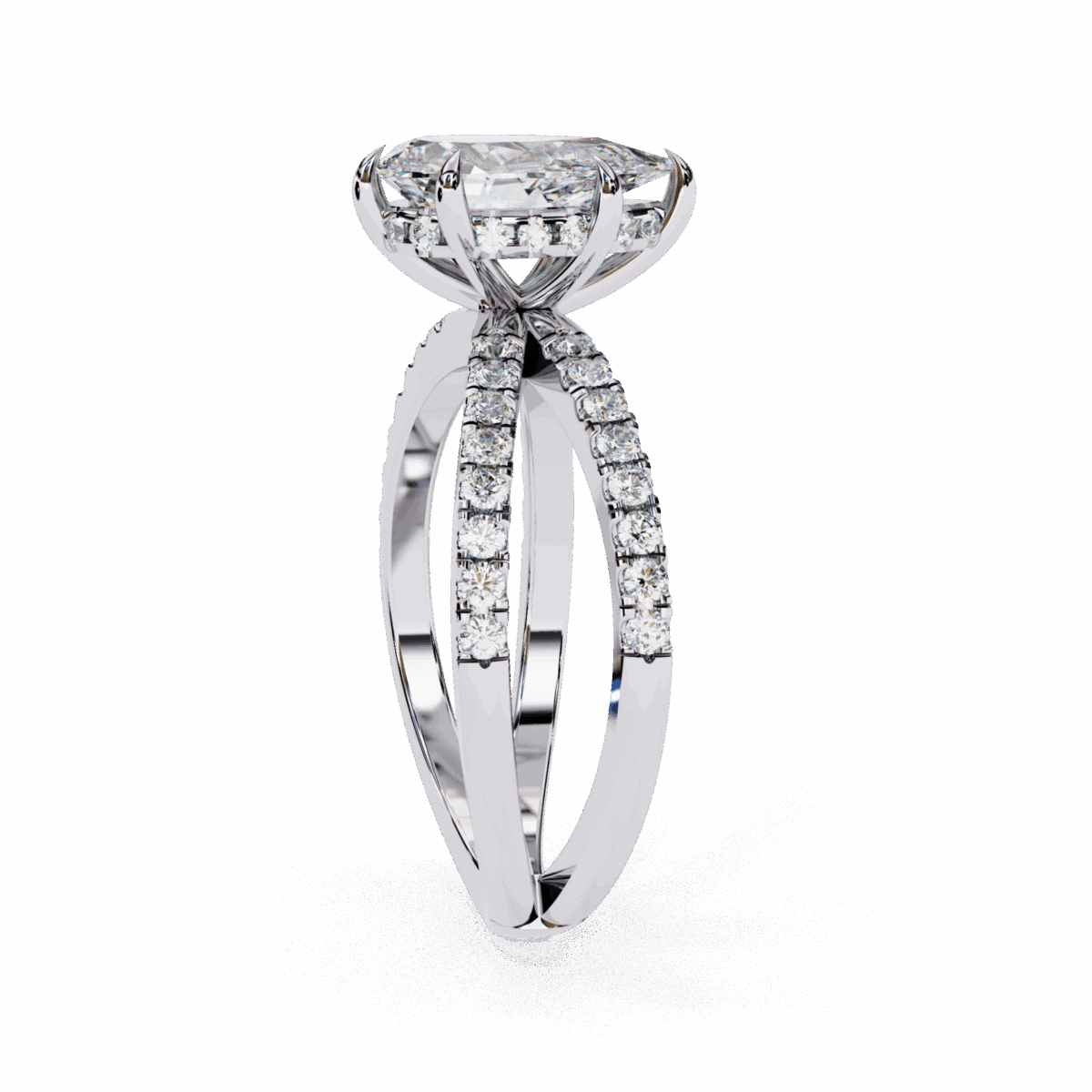 2.25 Carat Pear Cut Eternal Spark Solitaire Ring  Image 2