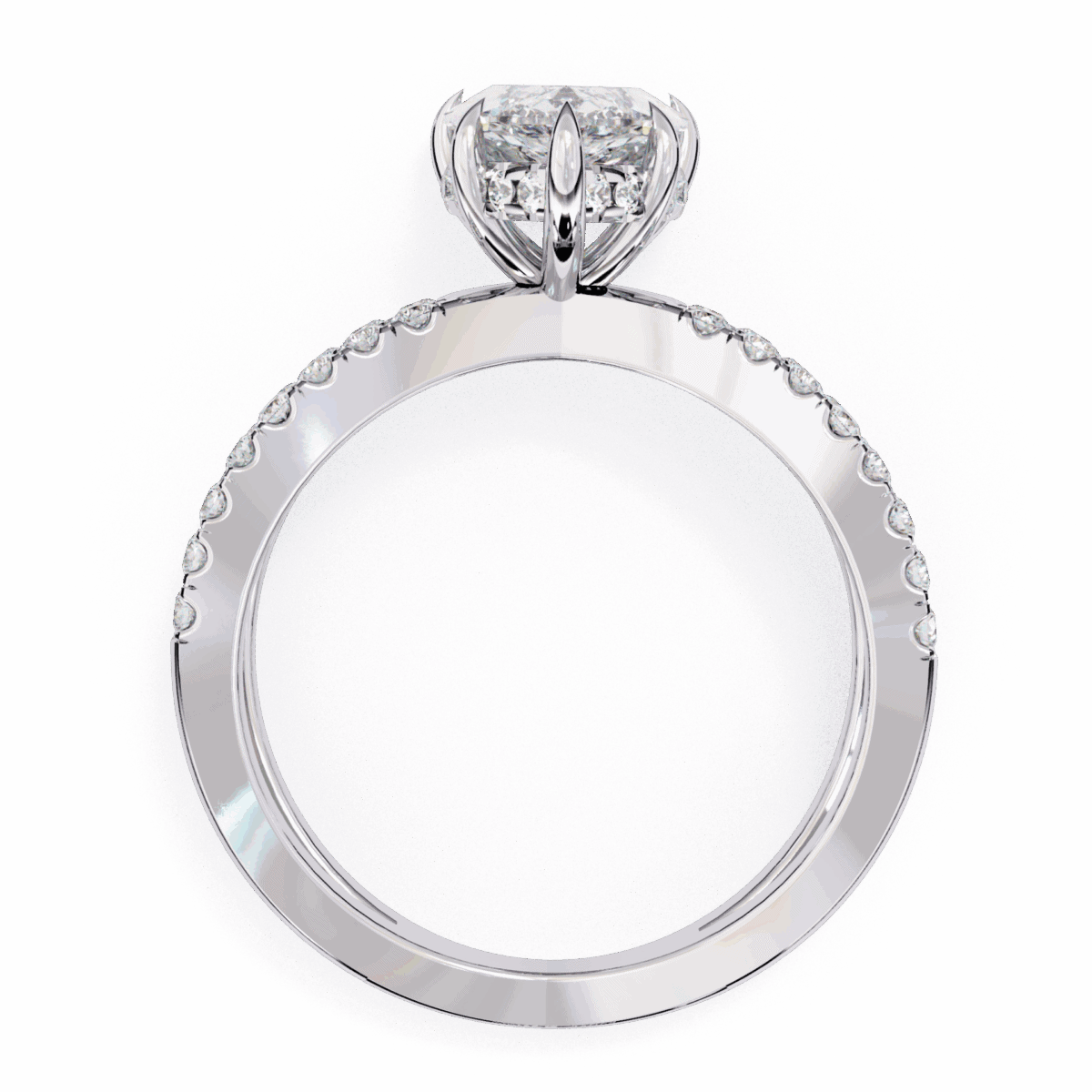 2.25 Carat Pear Cut Eternal Spark Solitaire Ring  Image 3