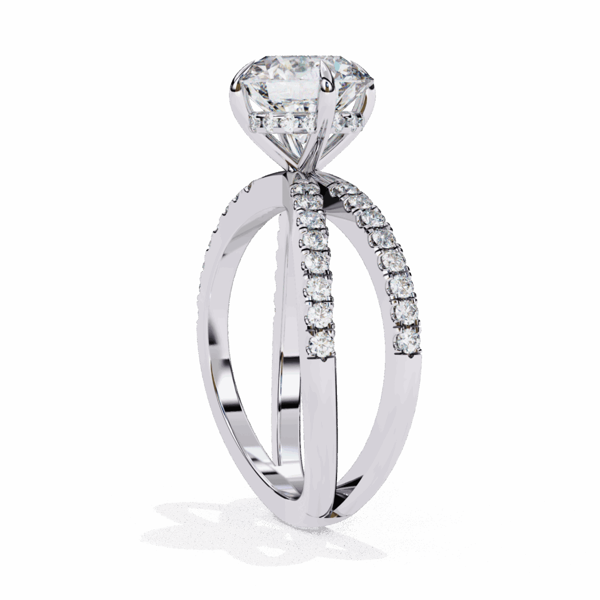 2.75 Carat Round Cut Eternal Spark Solitaire Ring  Image 2