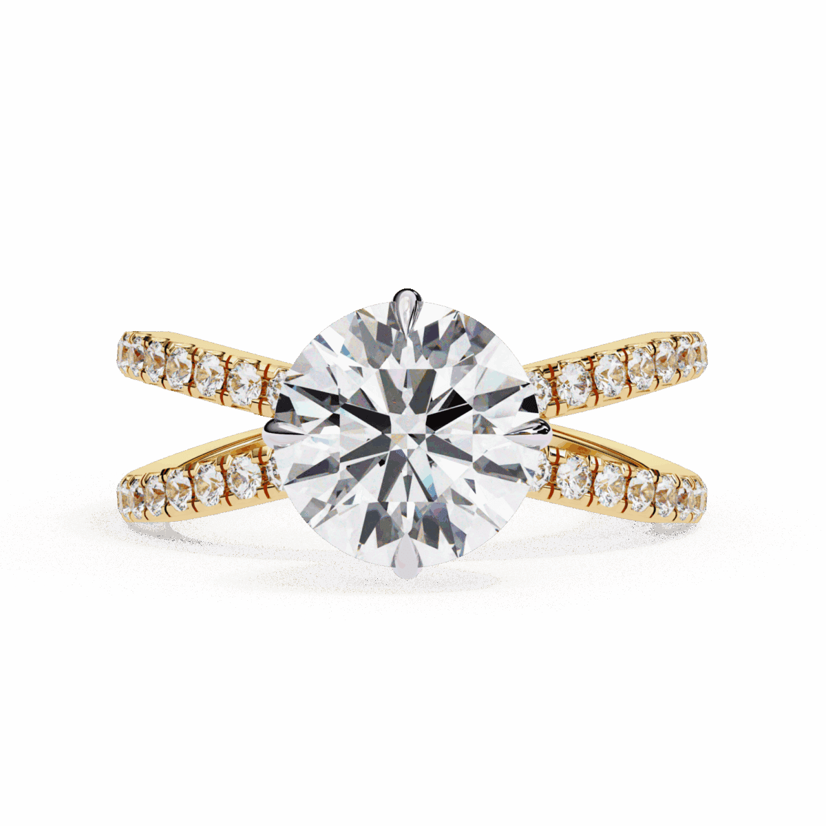 2.75 Carat Round Cut Eternal Spark Solitaire Ring  Image 5