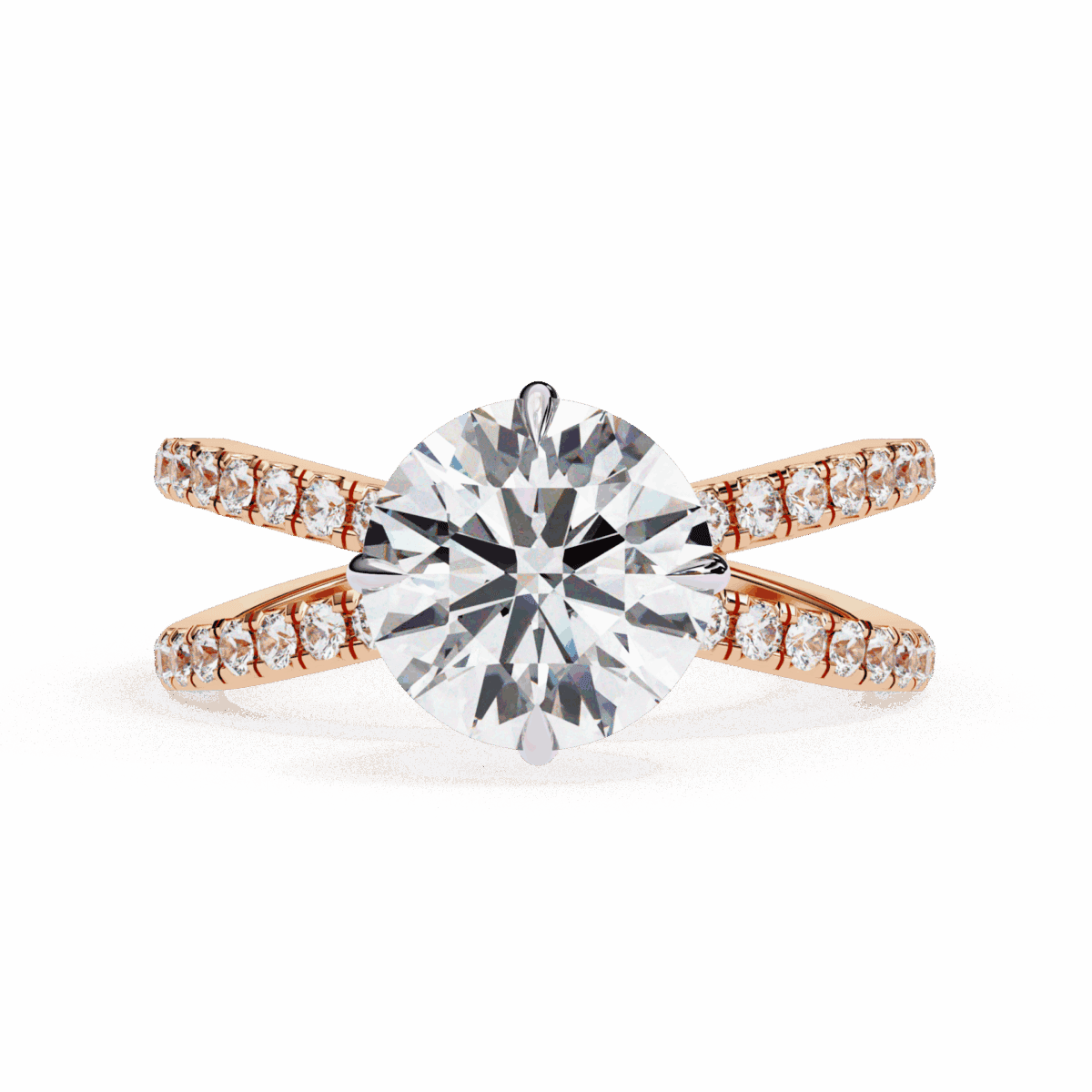 2.75 Carat Round Cut Eternal Spark Solitaire Ring  Image 9