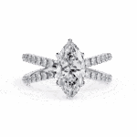1.75 Carat Marquise Cut Eternal Spark Solitaire Ring