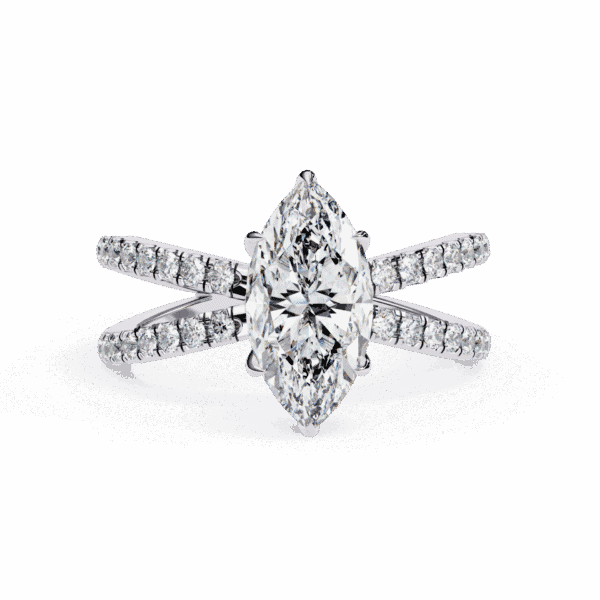 1.75 Carat Marquise Cut Eternal Spark Solitaire Ring