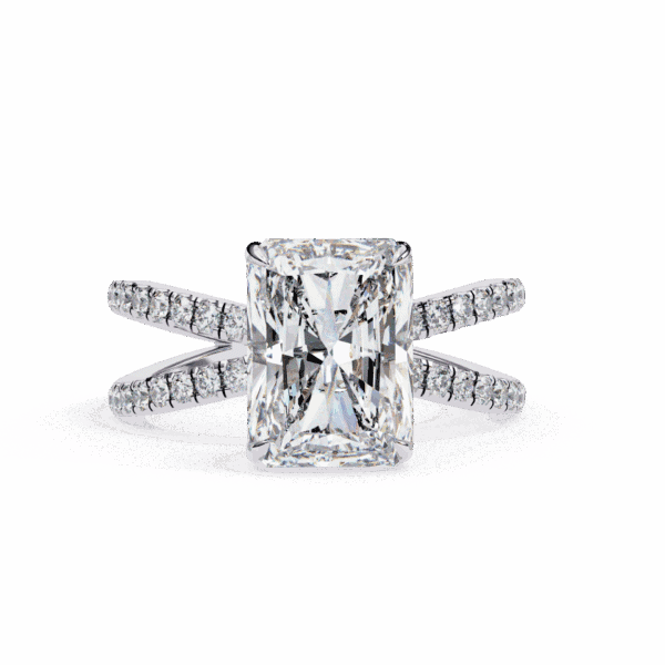 2.75 Carat Radiant Cut Eternal Spark Solitaire Ring