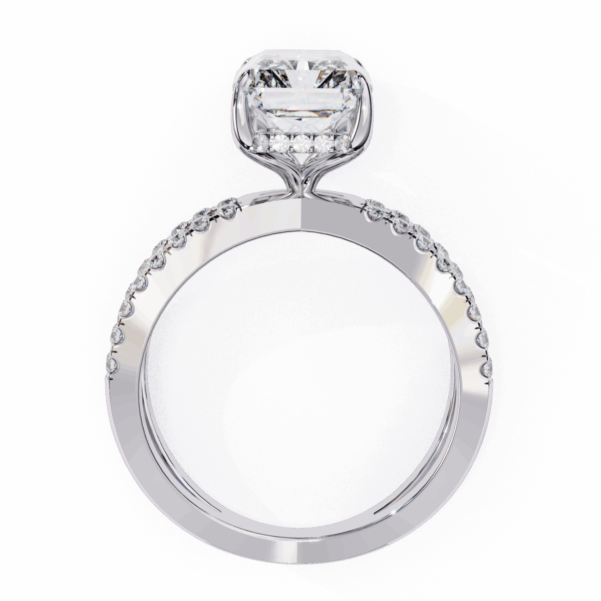 2.75 Carat Radiant Cut Eternal Spark Solitaire Ring  Image 3
