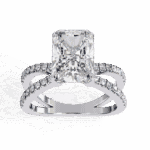 2.75 Carat Radiant Cut Eternal Spark Solitaire Ring - Image 4